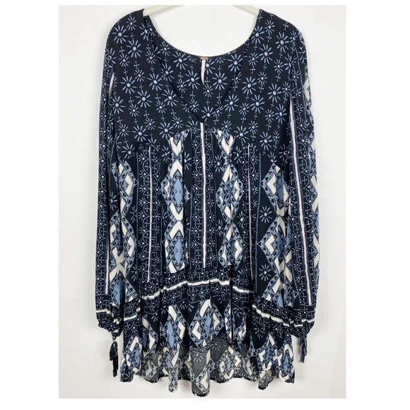 Free People Down By The Bay Tunic Top - Picture 8 of 8